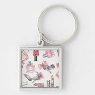 Chic Accents   Watercolor Fashion Key Ring