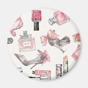 Chic Accents Watercolor Fashion Magnet
