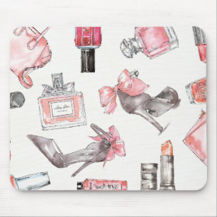 Chic Accents   Watercolor Fashion Mouse Pad