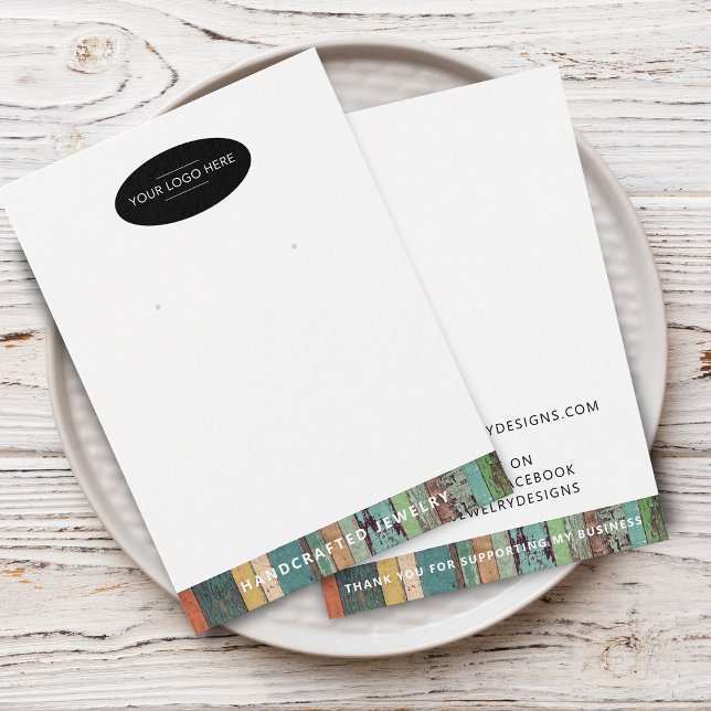 Chic Add Your Logo Earring Display Card (Chic Add Your Logo Earring Display Card)