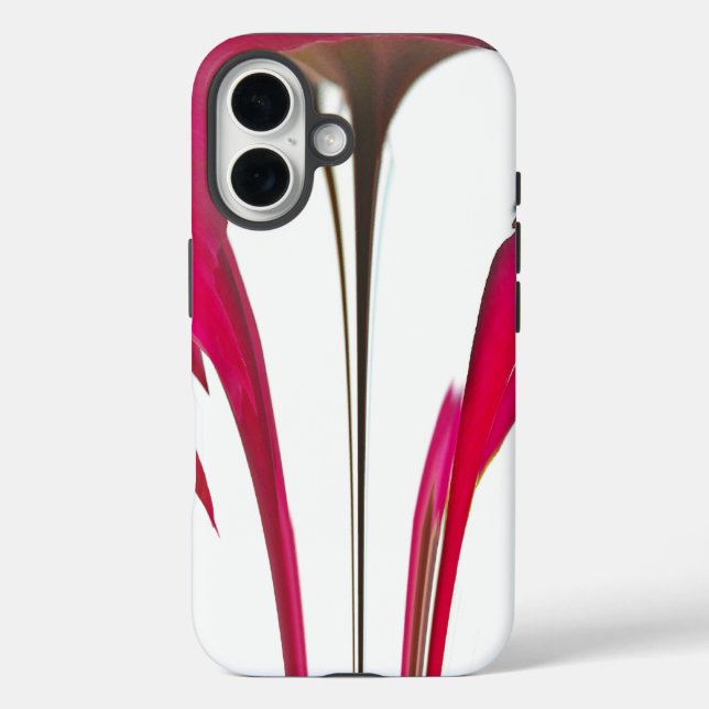 Chic amazing Red rose under the white sky Case-Mate iPhone Case (Back)