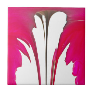 Chic amazing Red rose under the white sky Ceramic Tile