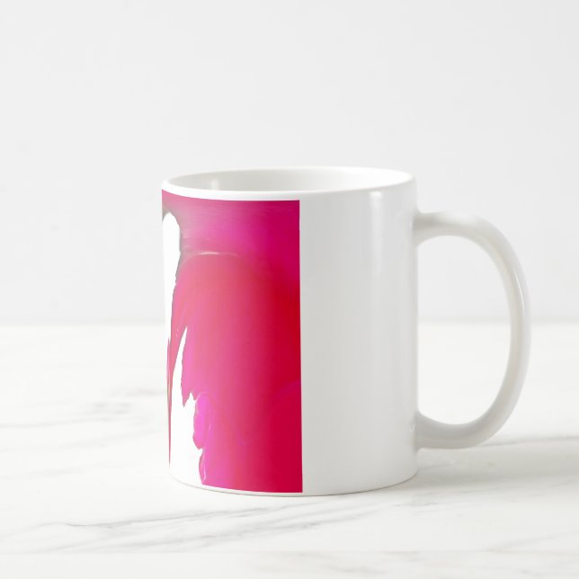 Chic amazing Red rose under the white sky.png Coffee Mug (Right)
