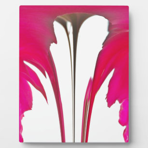 Chic amazing Red rose under the white sky.png Plaque