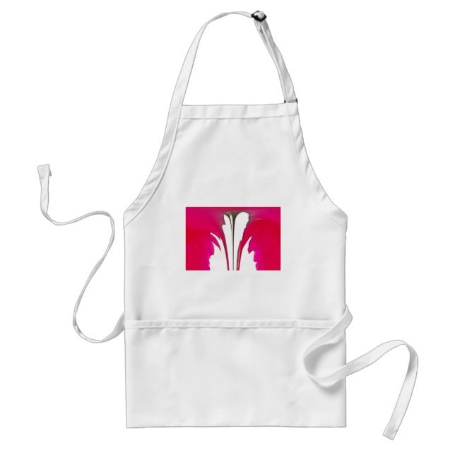 Chic amazing Red rose under the white sky.png Standard Apron (Front)