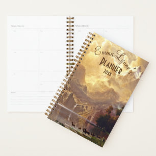 Chic 'Among The Sierra Nevada' Art Custom Planner