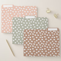 Chic and Colourful Cute pastel heart pattern