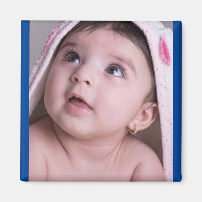 Chic and Compact: 2 Inch Square Magnet Set - Mix a (Front)