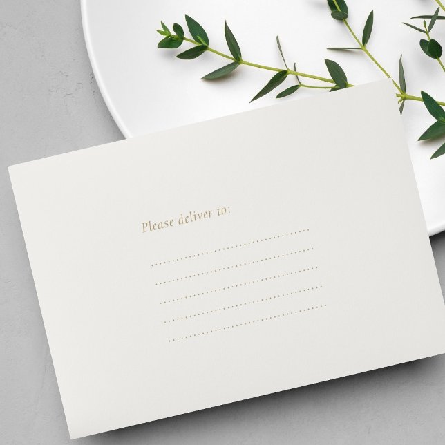 Chic and Minimalist Ivory Script  Envelope (Creator Uploaded)