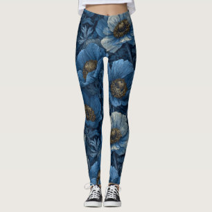 Chic Anemones Inspired Wear Active Leggings