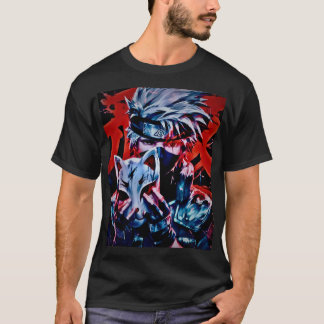 "Chic Anime Print Tee: Vibrant Art Edition" T-Shirt