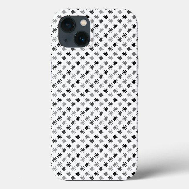 Chic Asterisks - Classic - White Background Case-Mate iPhone Case (Back)