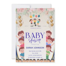 Chic Baby Shower Invitation | Elegant Floral