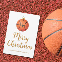 Chic Basketball Team Merry Christmas Custom