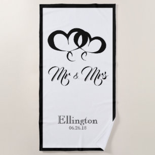 CHIC BEACH TOWEL_MR & MRS BEACH TOWEL