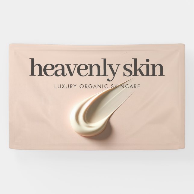 Chic Beauty Skin Care Spa Boutique Pink Banner (Horizontal)