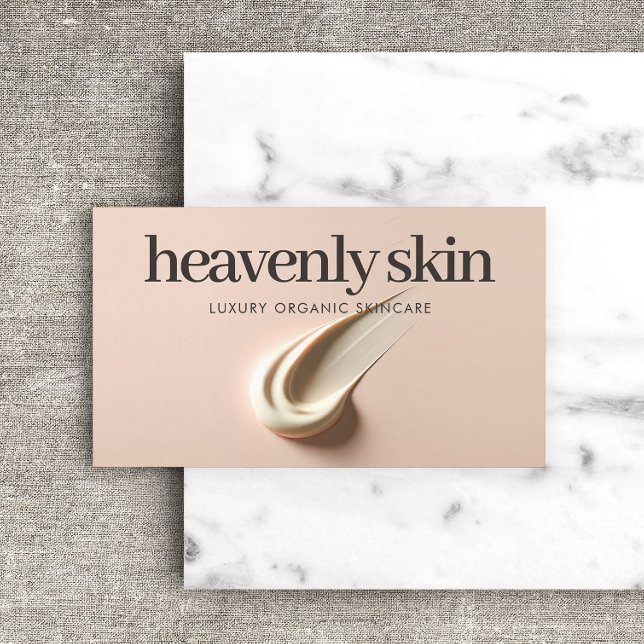 Chic Beauty Skin Care Spa Boutique Pink Business Card (Creator Uploaded)