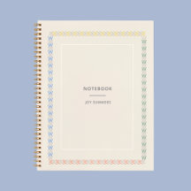 Chic Beige Sand Notebook Planner Customise