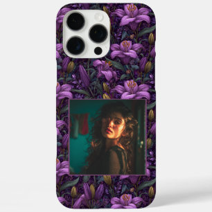 Chic Best Friend Gift Lillies Flower Photo iPhone 16 Pro Max Case