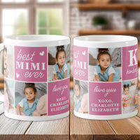 Chic Best MIMI Ever Custom 7 Pink Photo Grandma