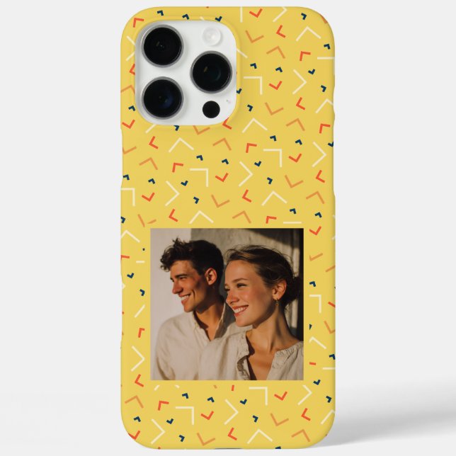 Chic Birthday Gift Ideas Memphis Print  Case-Mate iPhone Case (Back)