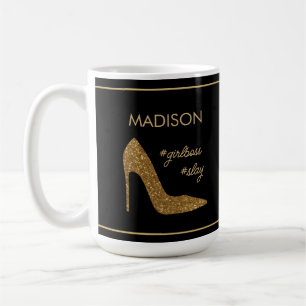 Chic Black and Gold Mug