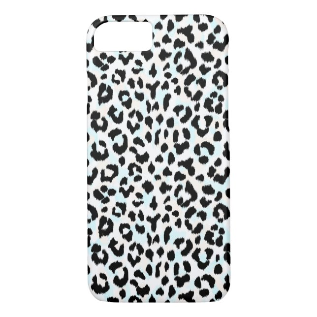 Chic black and white cheetah print Case-Mate iPhone case (Back)