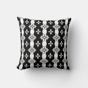 Chic Black and White Cushion