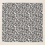 Chic Black and White Leopard Print Scarf<br><div class="desc">Chic,  stylish and modern black and white leopard print chiffon scarf. A great fashion statement for your feminine elegant style. Exclusively designed for you by Happy Dolphin Studio. If you need any help or matching products,  please contact us a happydolphinstudio@outlook.com.</div>