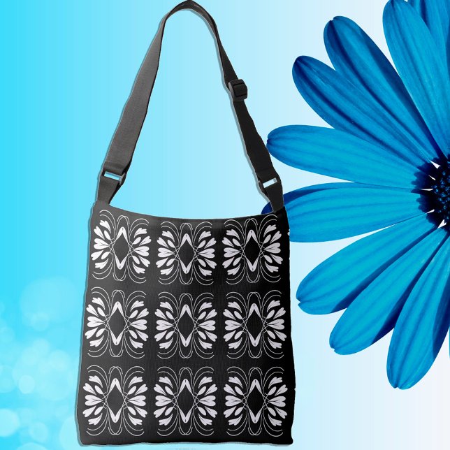 Chic Black and White Original Design Crossbody Bag (Creator Uploaded)