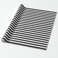 Chic Black and White Stripes