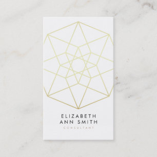 Chic Black & Gold Abstract Business Card Pack