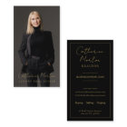 Chic Black Gold Realtor Photo Real Estate