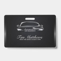 Chic black minimalist modern car business