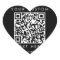 Chic Black Small Business Custom QR Code