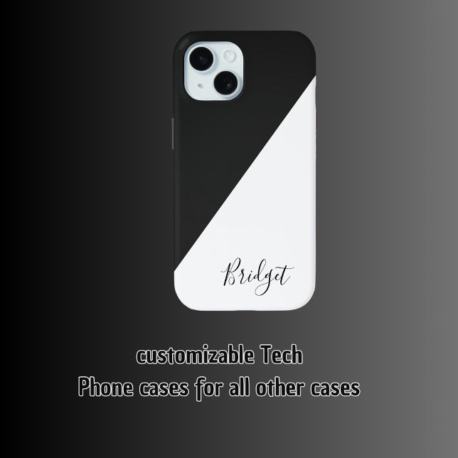 chic black & white geometric modern           Case-Mate iPhone case (Creator Uploaded)