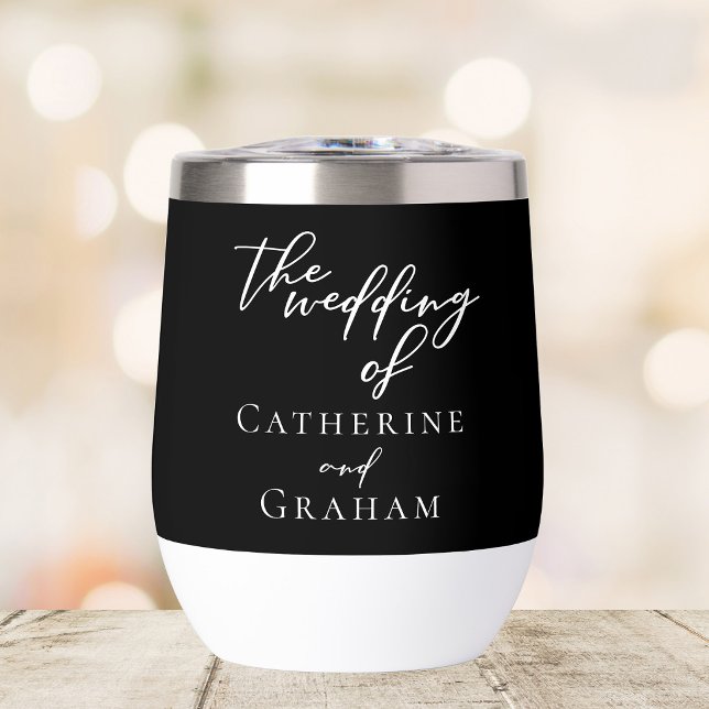 Chic Black White Wedding Personalised (Creator Uploaded)