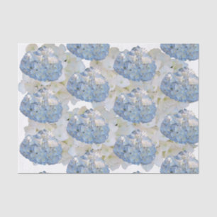 Chic Blue and White Hydrangea Tissue Paper