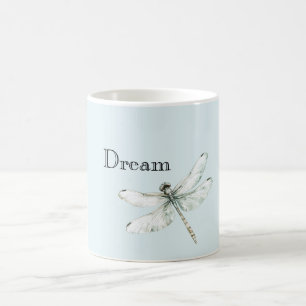 Chic Blue Dragonfly Dream Coffee Mug