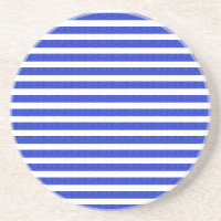 Chic Blue Geometric Stripes