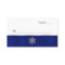 Chic Blue Jewelled Snowflake Wedding Place Card