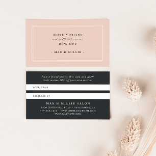 Chic Blush   Referral Card