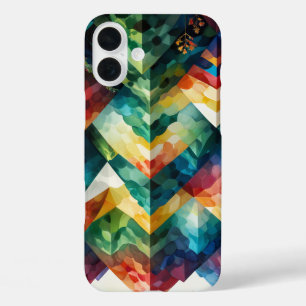 Chic Bohemian Patterns with Earthy Tones iPhone 16 Plus Case