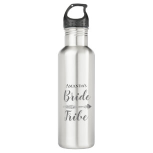 Chic Boho Bride Tribe Personalised 710 Ml Water Bottle
