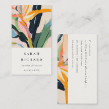 Chic Boho Colorful Bird of Paradise Painted Floral