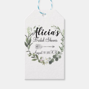 Chic Boho Foliage Bridal Shower       Gift Tags