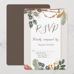 Chic Boho RSVP Invitation