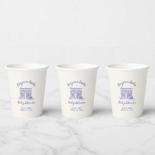 Chic Bonjour bebe baby shower Paper Cups