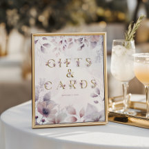 Chic Botanical Gifts and Cards Baby Shower Table