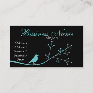 Chic Boutique Blue Bird Business Card